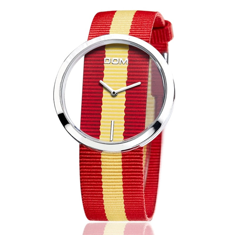 DOM fashion Women Watches Luxury Women Bracelet Quartz twatch for women Quartz Watch wristwatch girl waterproofk genuine leather